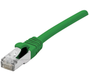 CORDON PATCH RJ45 S/FTP CAT 6a LSOH Snagless Vert 0.15m